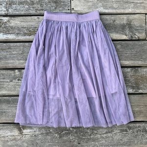 Purple Tulle Skirt